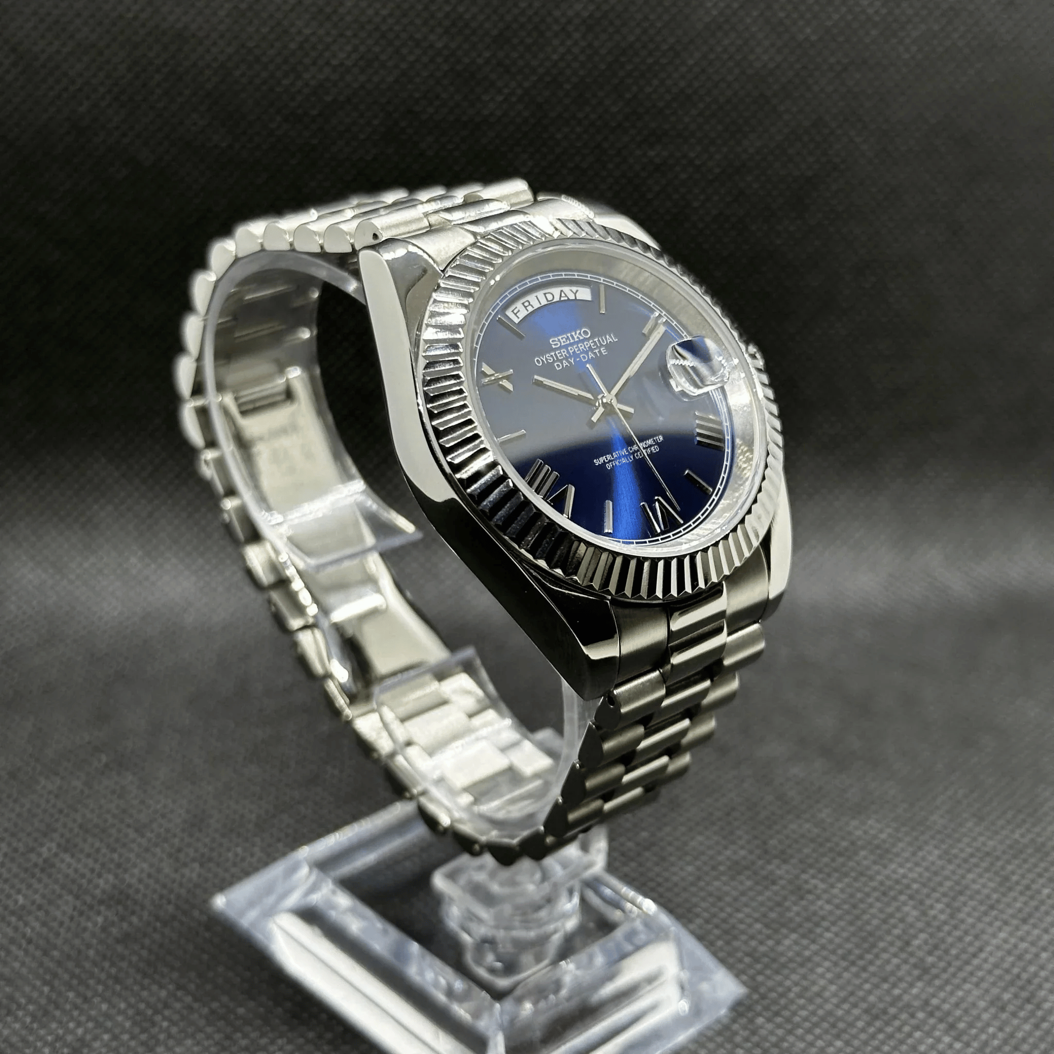 SEIKO MOD DAYDATE | BLUE