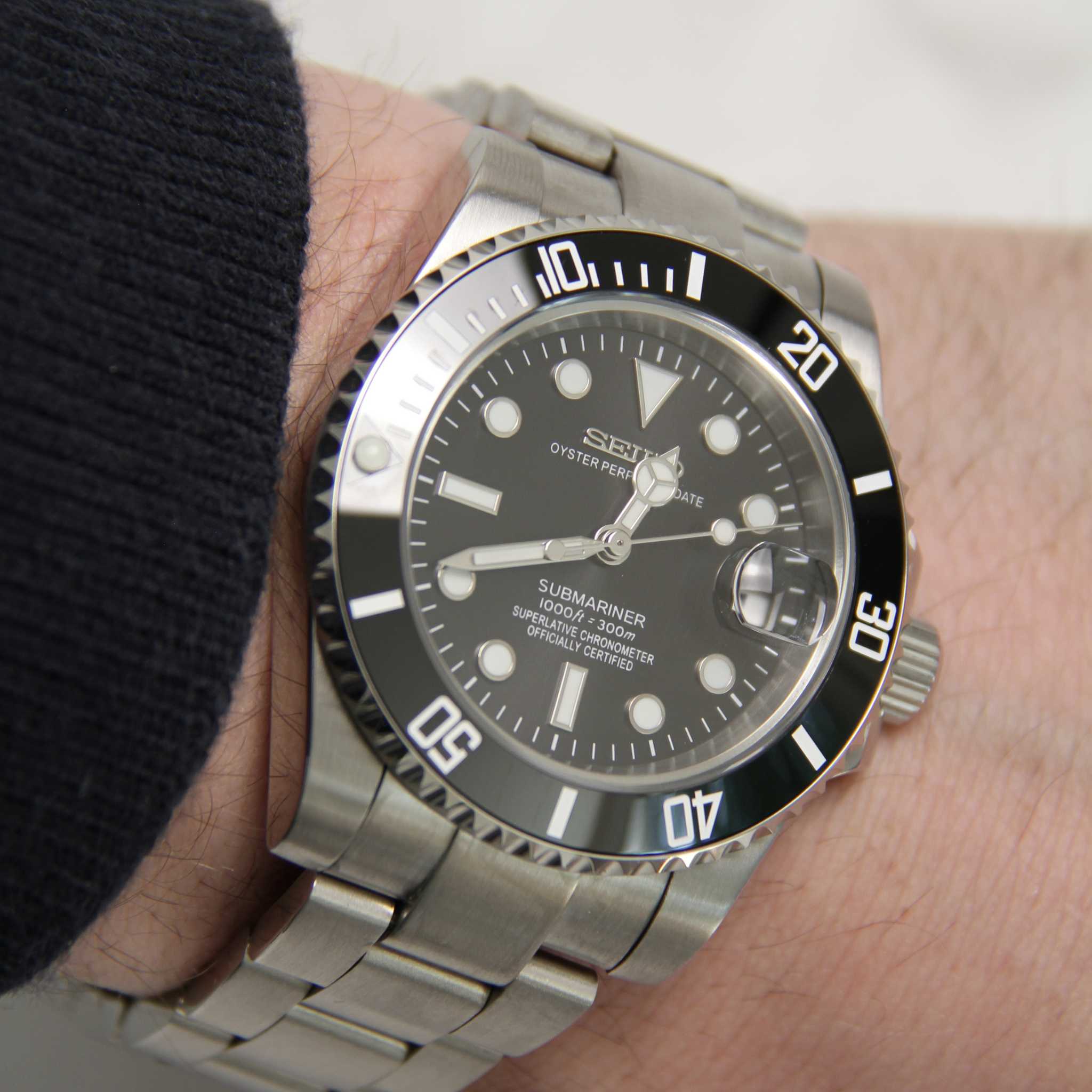 SEIKO MOD SUBMARINER | BLACK DATE