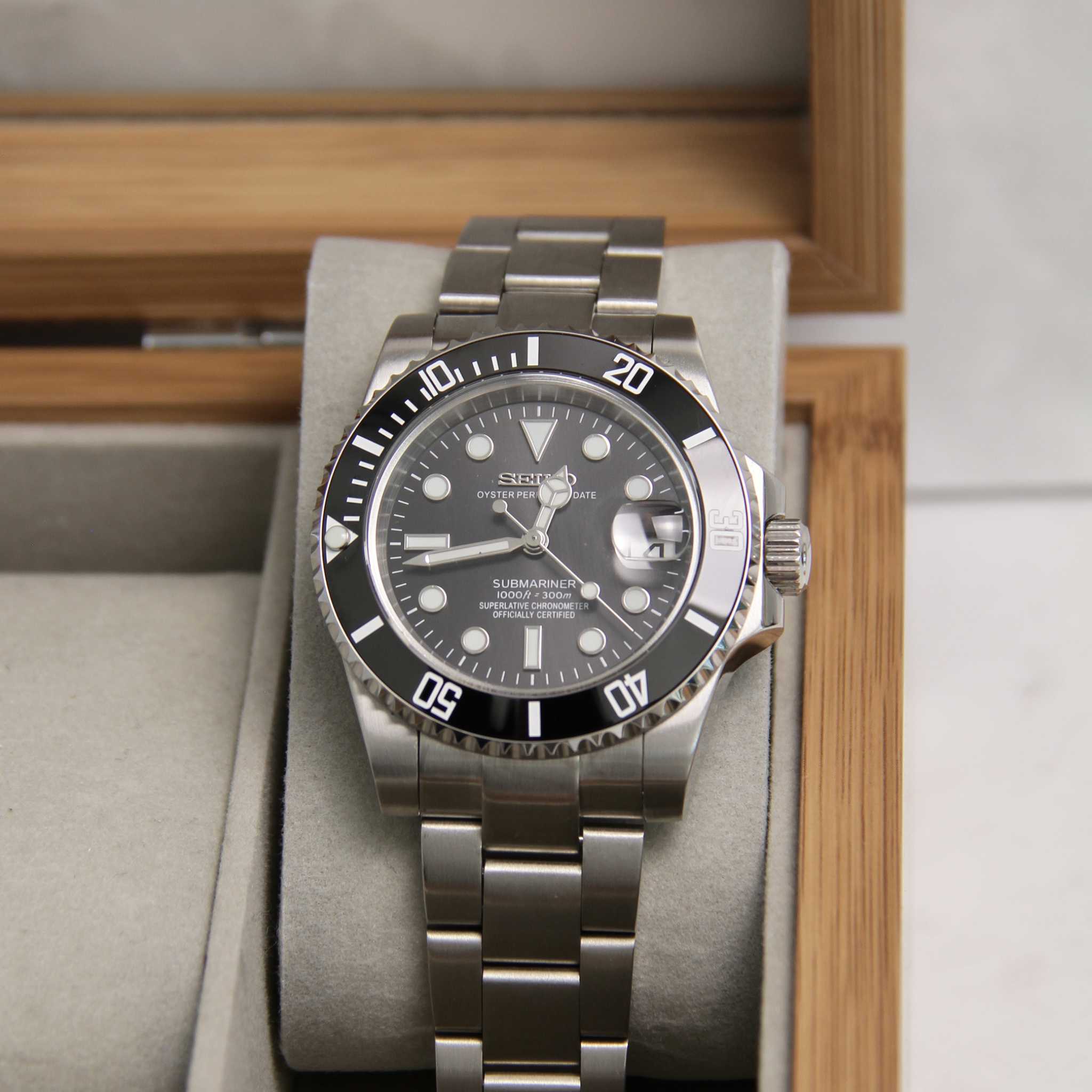 SEIKO MOD SUBMARINER | BLACK DATE