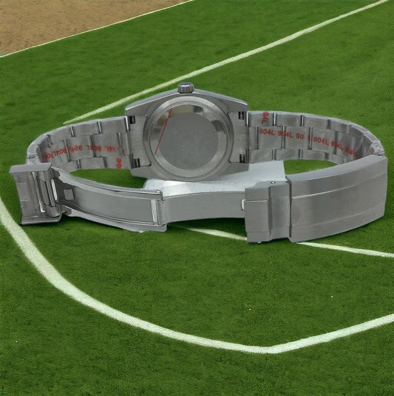 SEIKO MOD DATEJUST | WIMBLEDON GREEN GREY