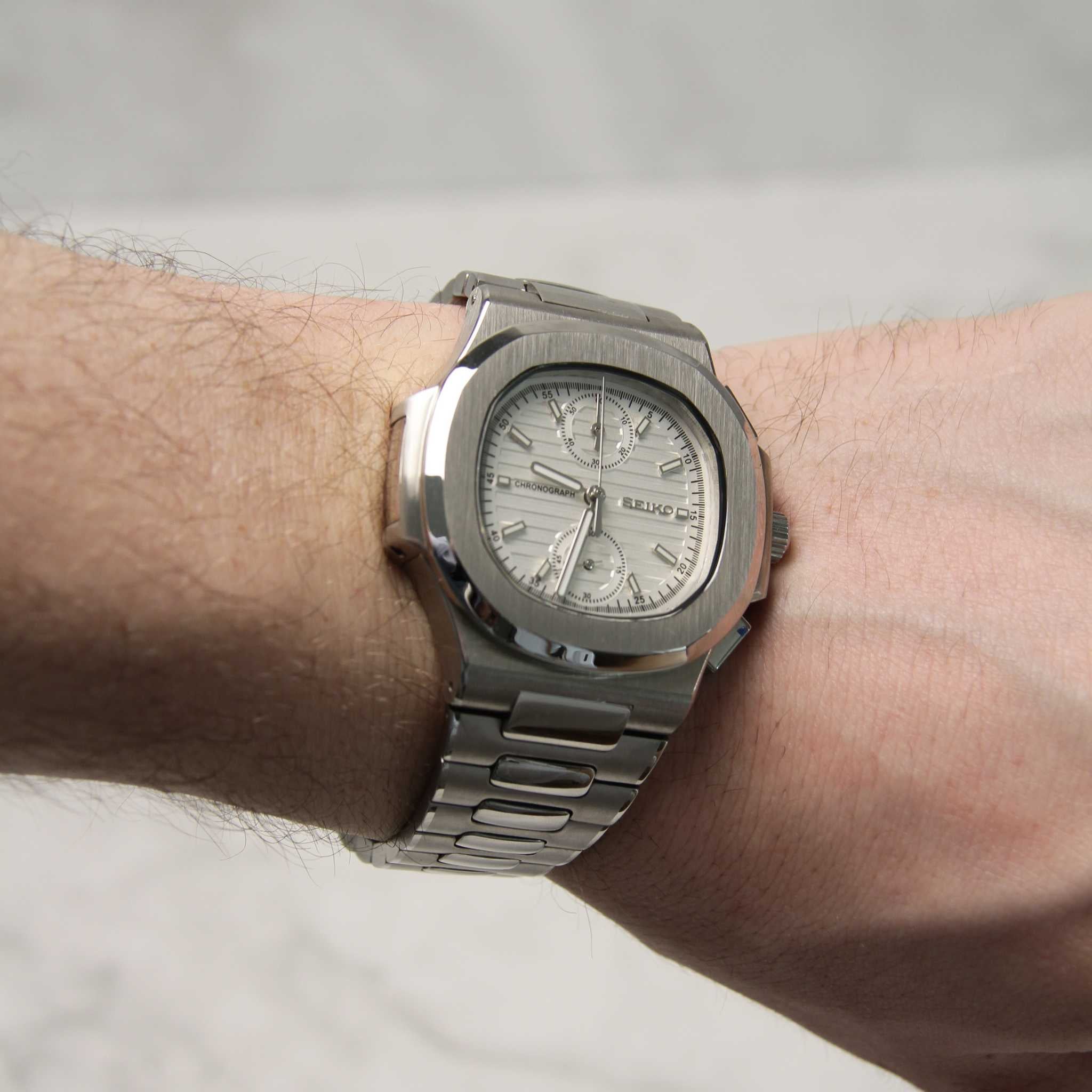 SEIKO MOD NAUTILUS | CHRONOGRAPH WHITE