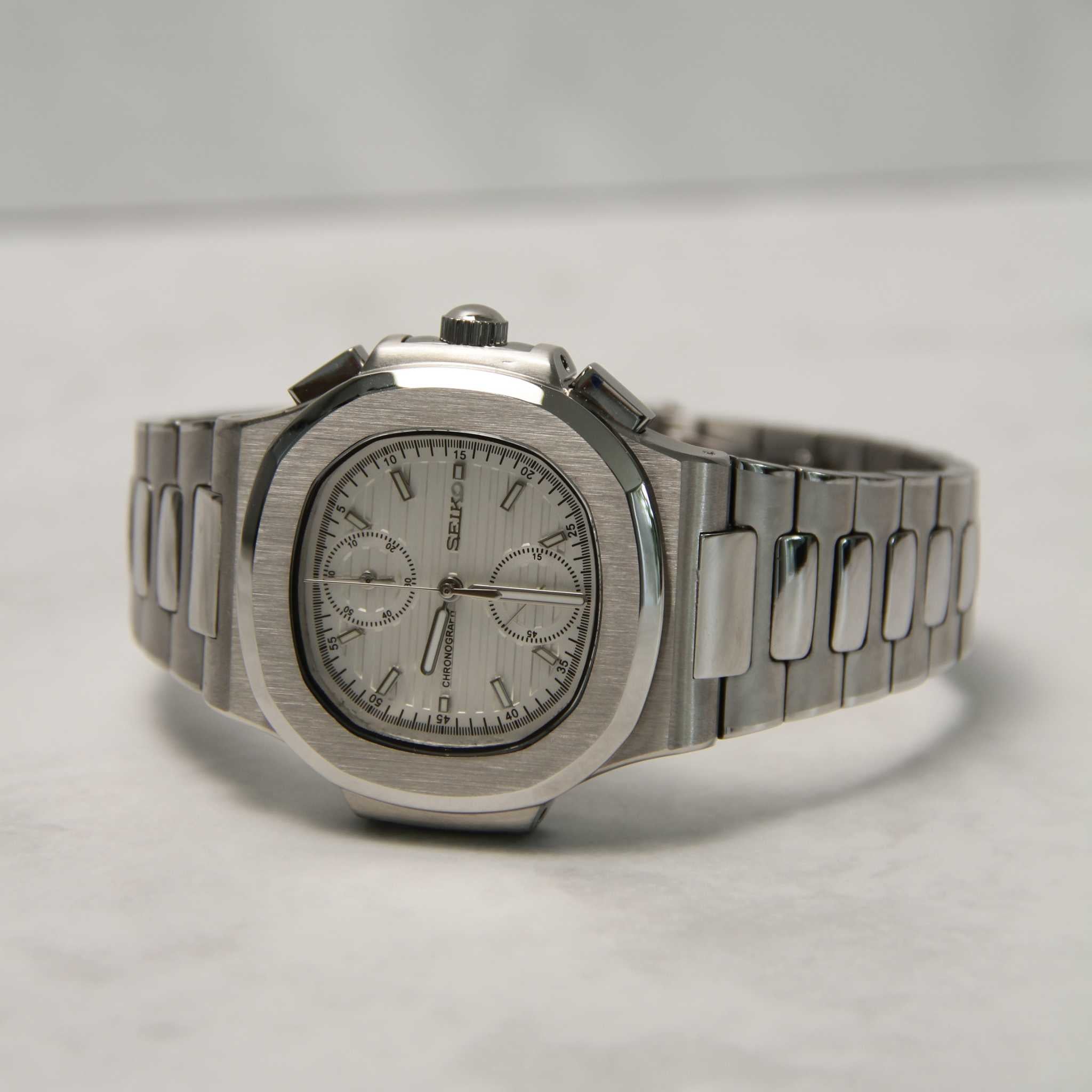 SEIKO MOD NAUTILUS | CHRONOGRAPH WHITE