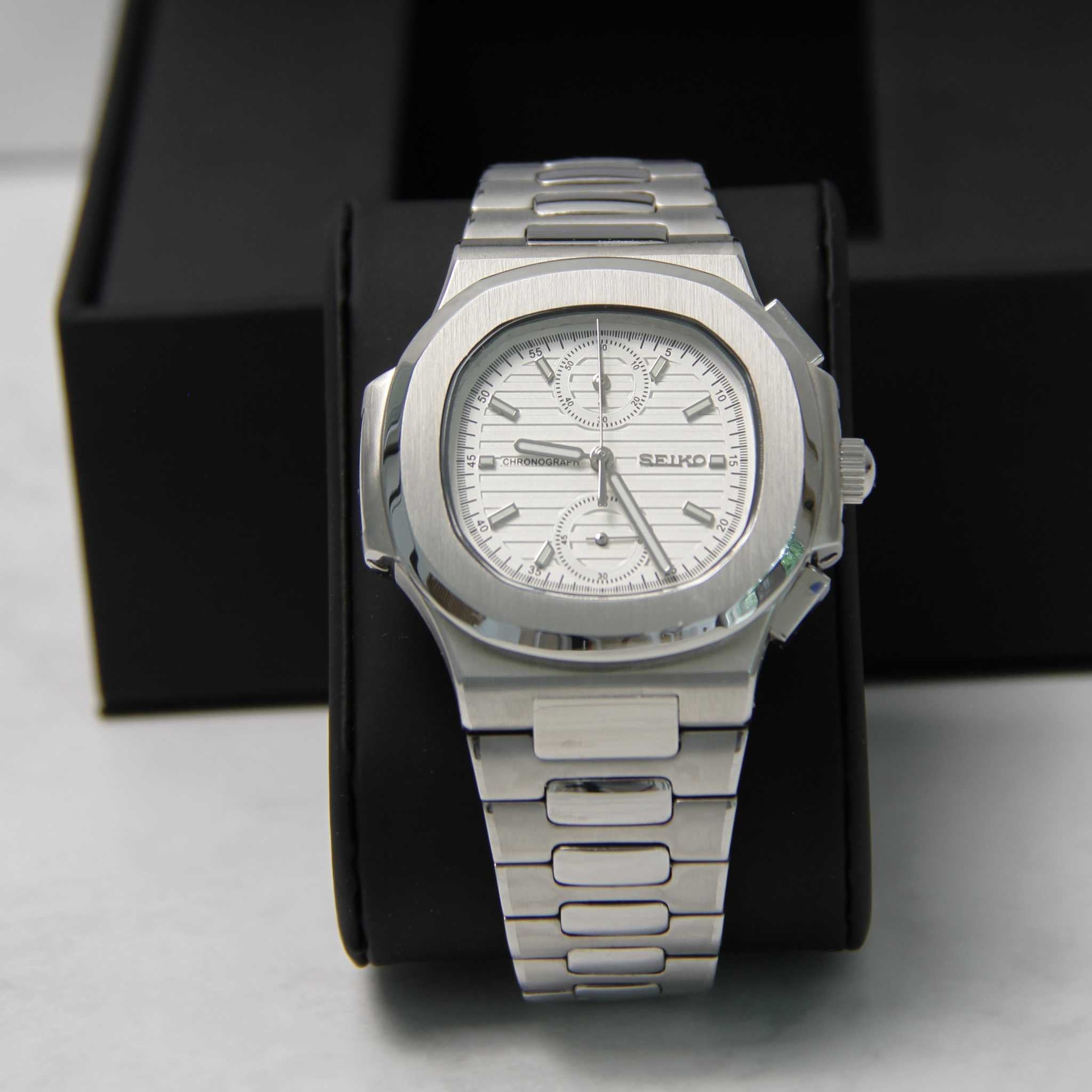 SEIKO MOD NAUTILUS | CHRONOGRAPH WHITE