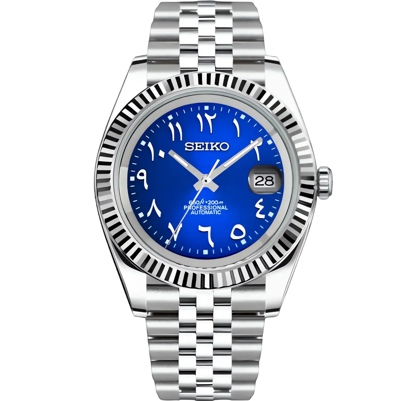 SEIKO MOD DATEJUST | ARABIC ROYAL BLUE