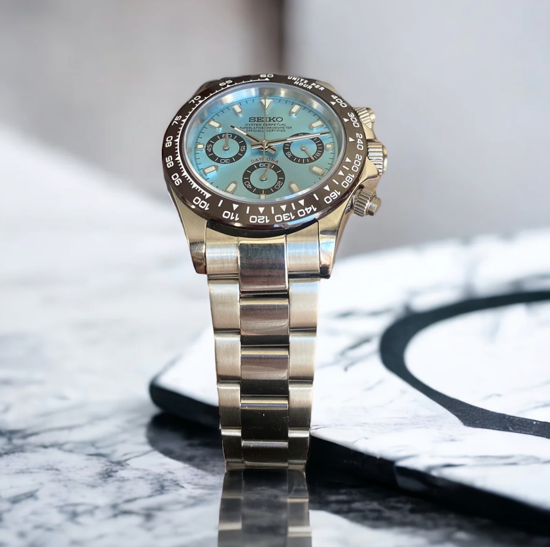 SEIKO MOD DAYTONA | SKY BLUE
