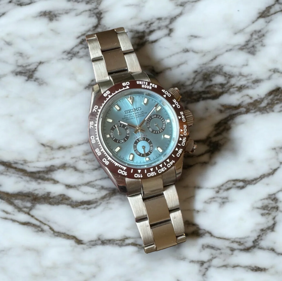 SEIKO MOD DAYTONA | SKY BLUE