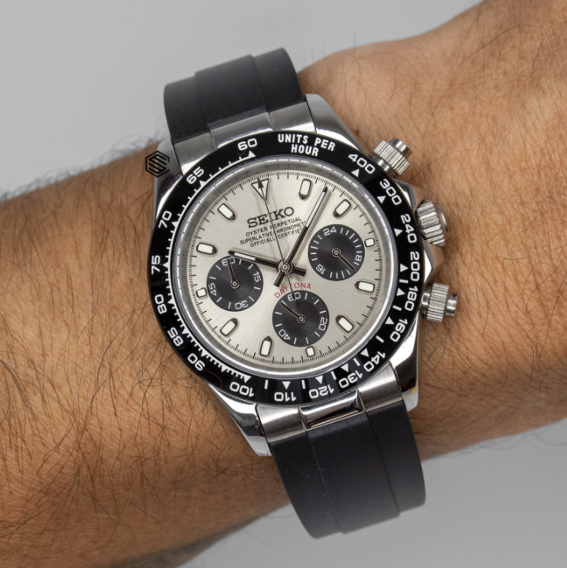 SEIKO MOD DAYTONA | GREY