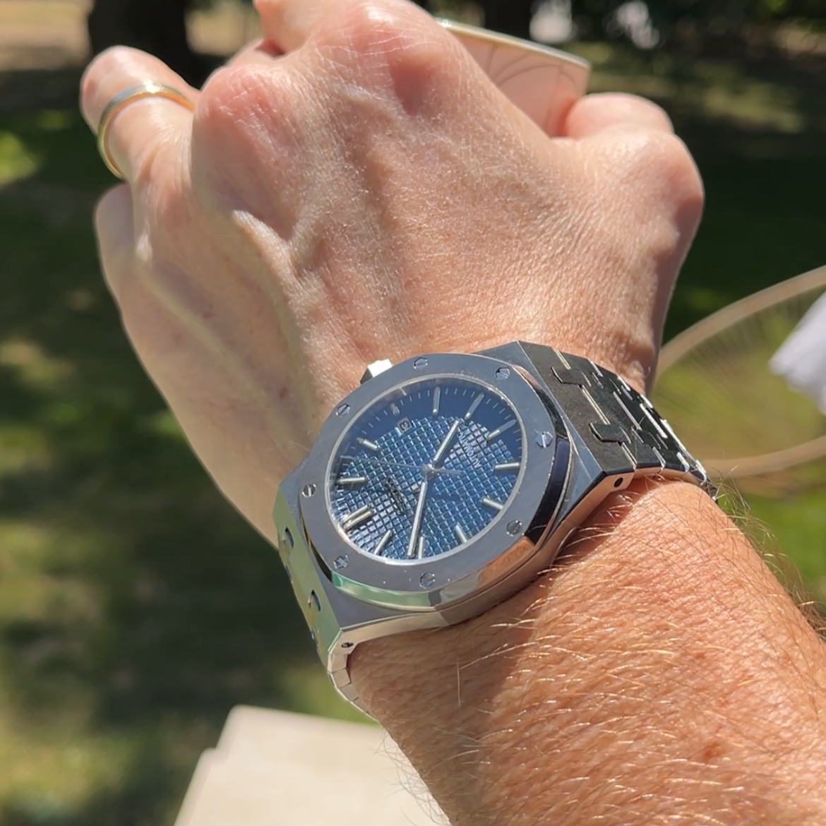 SEIKO MOD ROYAL OAK | BLUE
