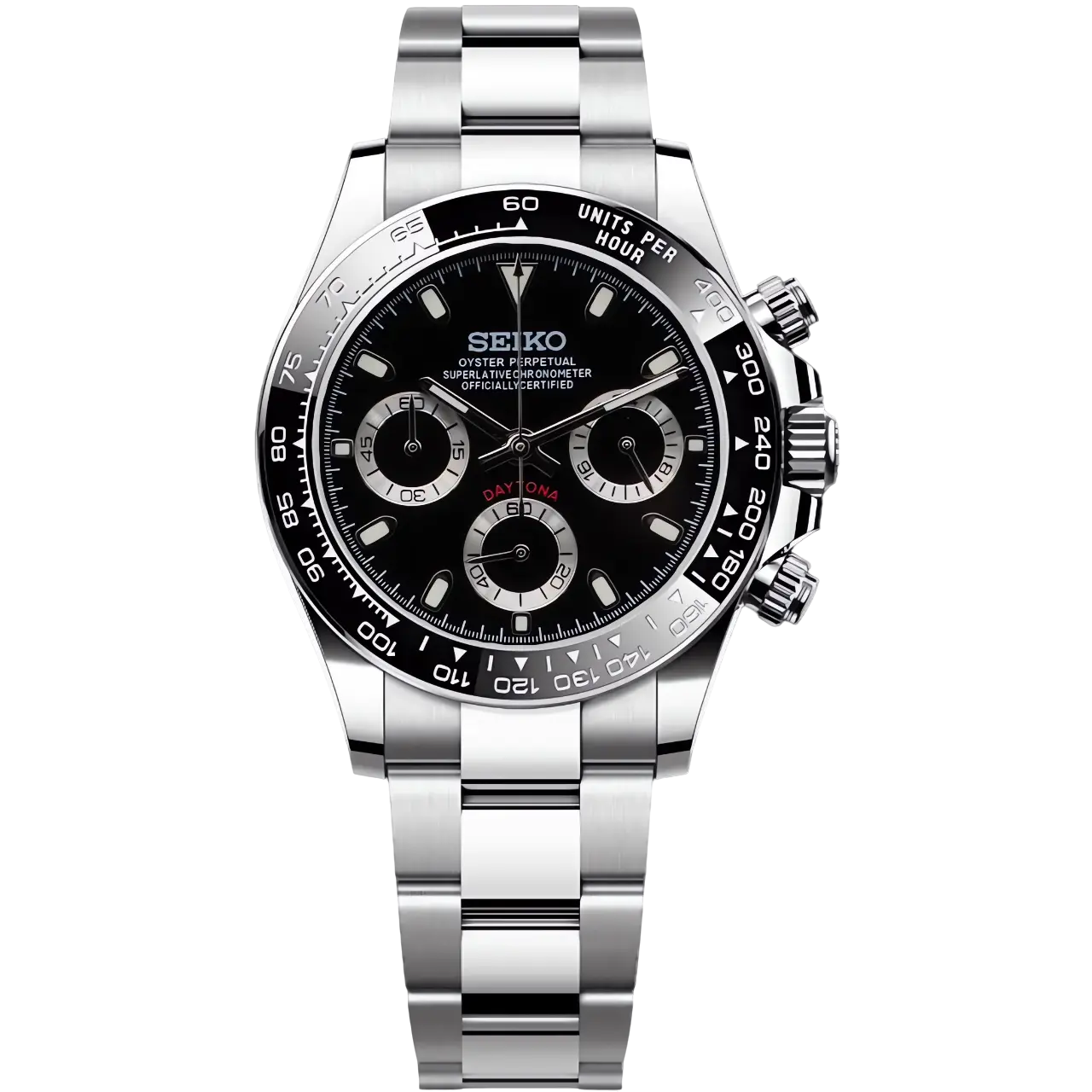 SEIKO MOD DAYTONA | BLACK