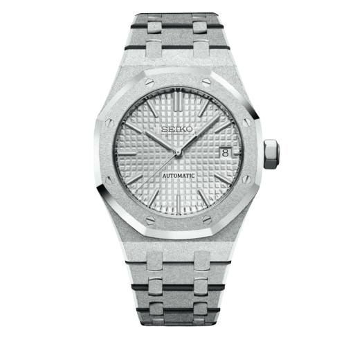Montre Seiko Mod Royal Oak Frosted Brillante – cadran givré boîtier 41 mm – mouvement automatique NH35