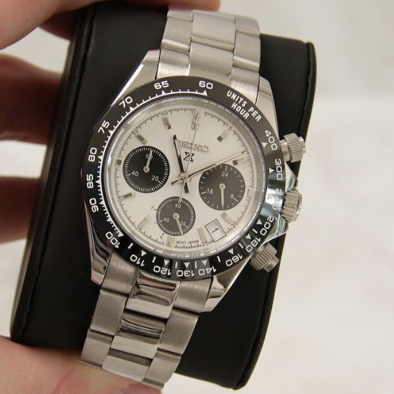 SEIKO MOD DAYTONA | WHITE
