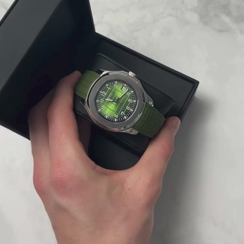 Montre Seiko Mod Aquanaut verte avec cadran vert – mouvement automatique fiable NH35